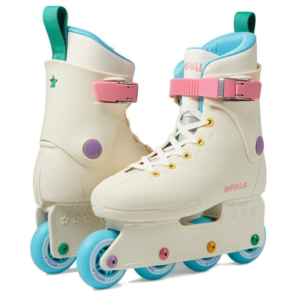 Impala Lightspeed IMPINLINE1-110 Girls 12 White Inline Roller Skate Shoes VER141